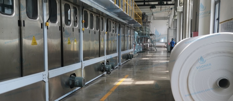 Advantages of Soonercleaning's flushable spunlace nonwoven production line