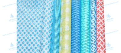 A hot item in the Brazilian market! Colorful wavy kitchen wipes