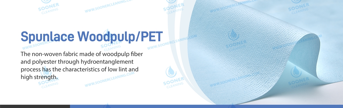Spunlace Woodpulp/PET