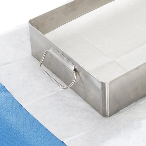 Medical wrapping paper for trays