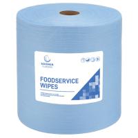 Food contact nonwoven fabric wipe