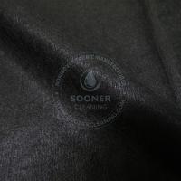 100% Black Viscose Spunlaced Nonwoven Fabric