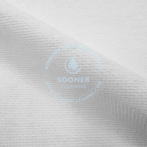 Woodpulp Polyester Apertured Spunlace Fabric