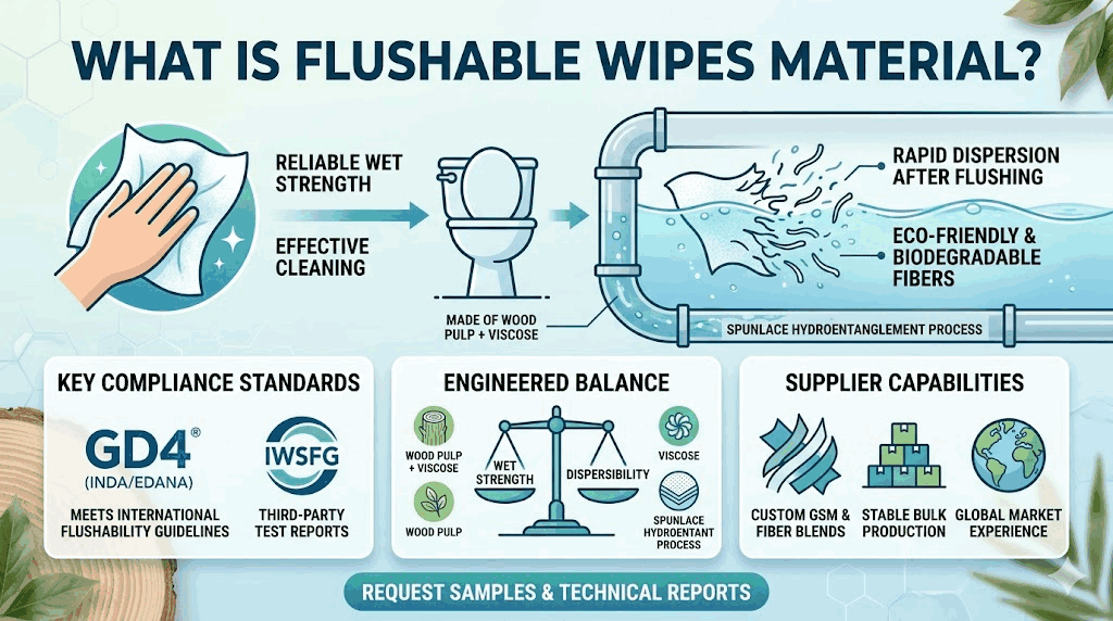 Flushable Wipes Material Procurement Guide: 5 Key Factors Buyers Must Consider Before Ordering