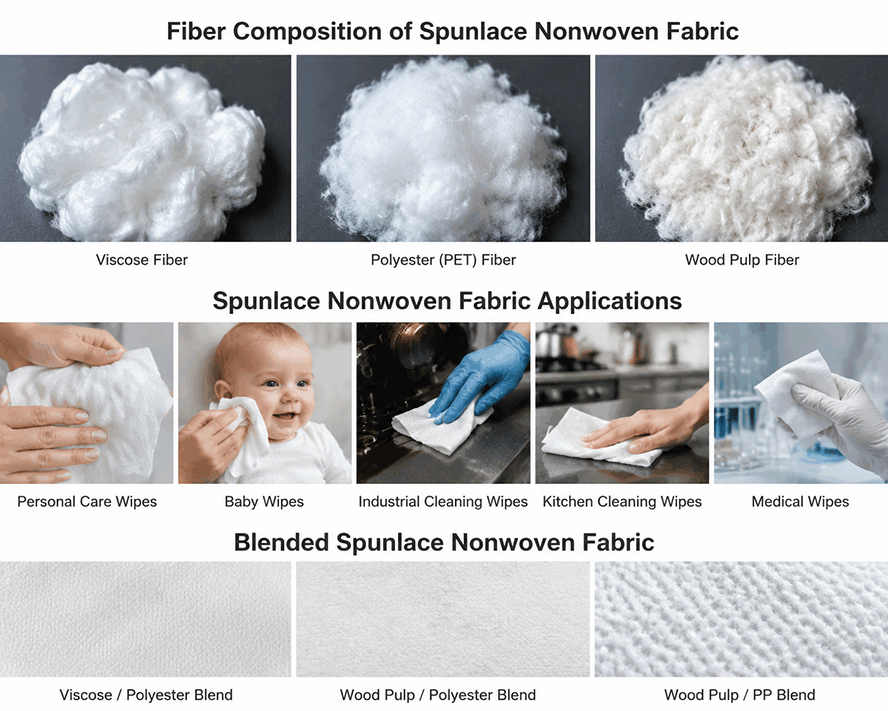 How Fiber Composition Affects the Performance of Spunlace Nonwoven Fabric